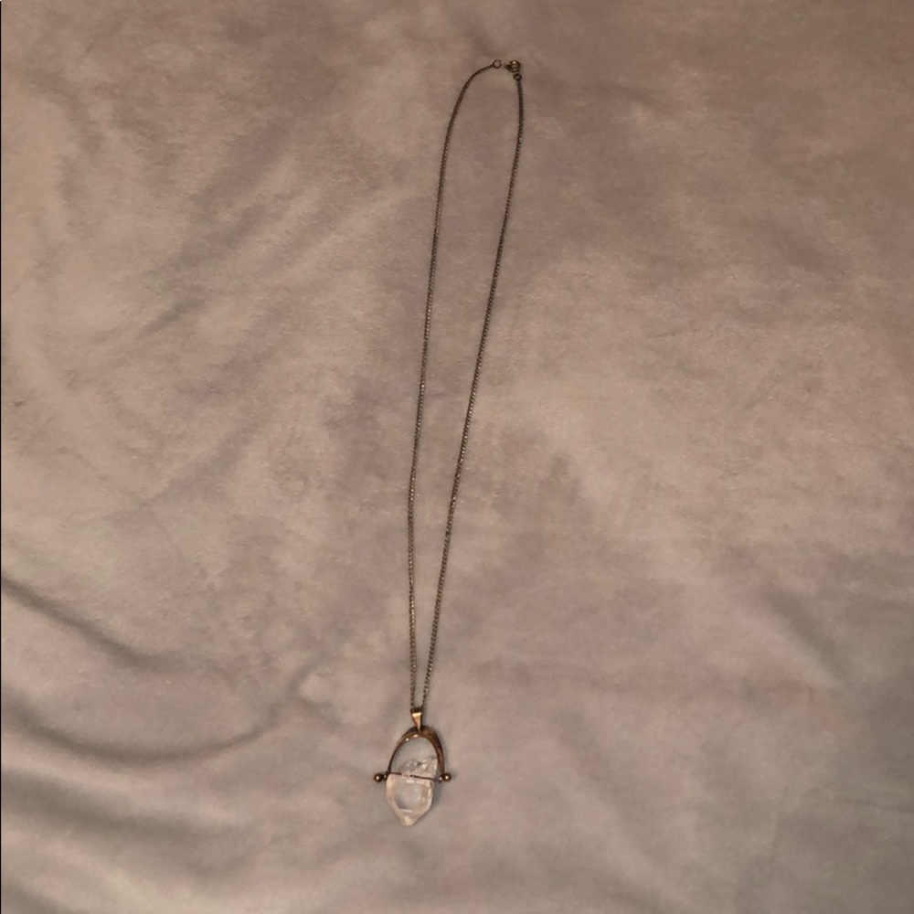 cute antique crystal necklace